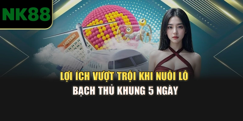 Lợi ích vượt trội khi nuôi lô bạch thủ khung 5 ngày